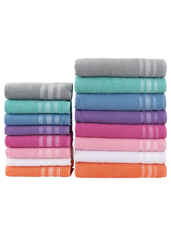 Lar e Lazer - Jogo de Toalhas Nápoles Uva 2 Peças 3