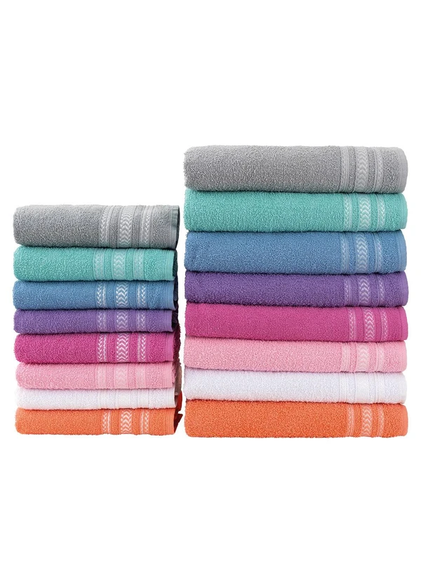 Lar e Lazer - Jogo de Toalhas Nápoles Verde 2 Peças 3