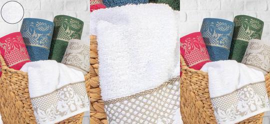 Jogo de Toalhas Off White 2 Pe�as