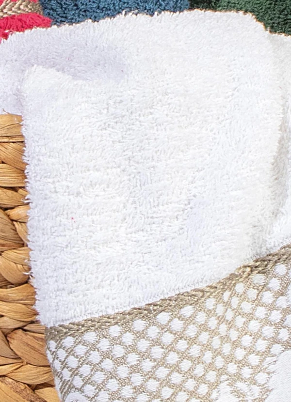 Lar e Lazer - Jogo de Toalhas Off White 2 Peças 2