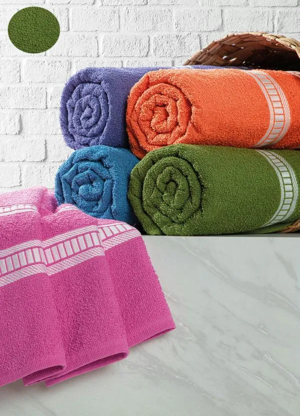 Lar e Lazer - Jogo de Toalhas Verde 2 Peças 2