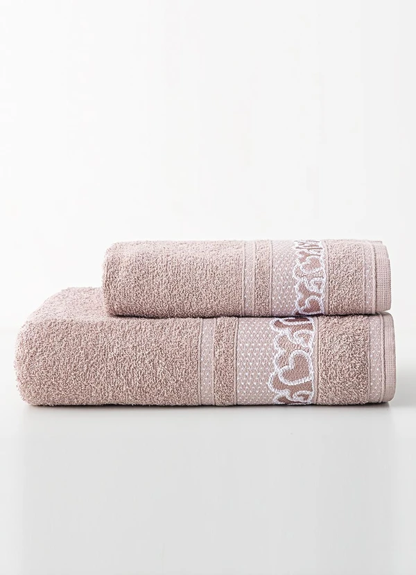 Lar e Lazer - Jogo de Toalhas Violeta 2 Peças 3