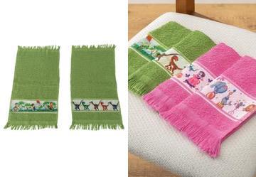 Toalha Social Infantil Verde Sortida 1 Pea