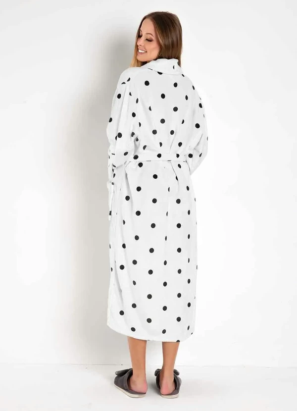 Mundo Lar - Roupão Plush com Bolso Poá 1 Peça 2