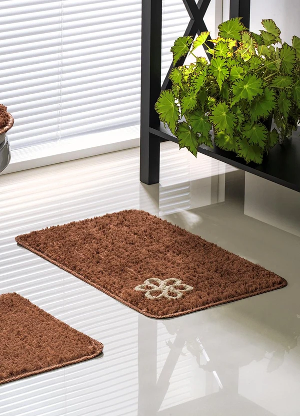 Lar e Lazer - Jogo de Banheiro Dubai Marrom 3 Peças 2