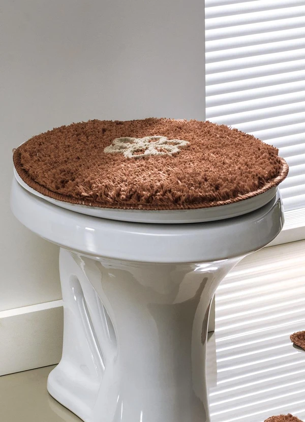 Lar e Lazer - Jogo de Banheiro Dubai Marrom 3 Peças 3