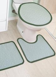 Jogo de Banheiro Verde 3 Pe�as