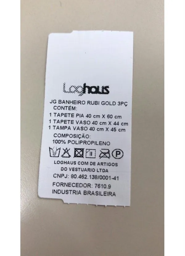 Lar e Lazer - Jogo de Banheiro Verde 3 Peças 3