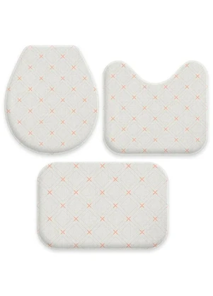 Rovi Home - Jogo de Tapetes para Banheiro Branco - ROVI HOME