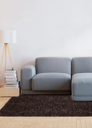 Rovi Home - Tapete Felpudo 100 cm X 140 cm Marrom - ROVI HOME