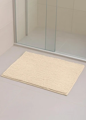 Rovi Home - Tapete Pipoca Bolinha Toque Macio Bege - ROVI HOME