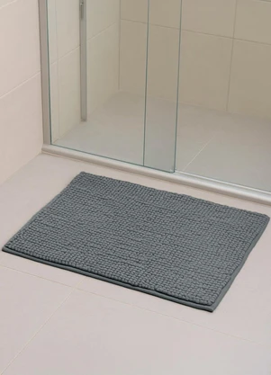 Rovi Home - Tapete Pipoca Bolinha Toque Macio Cinza - ROVI HOME