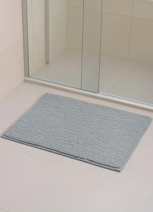 Rovi Home - Tapete Pipoca Bolinha Toque Macio Cinza - ROVI HOME