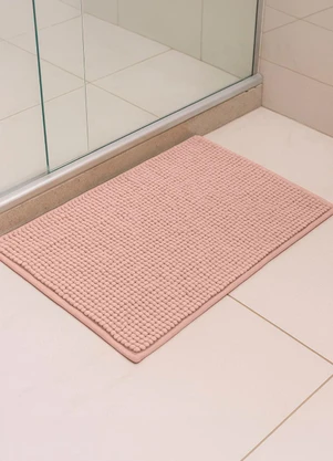 Rovi Home - Tapete Pipoca Bolinha Toque Macio Rosa - ROVI HOME