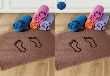 Toalha de Piso Pequena Azul Royal 1 Pea