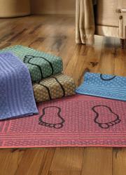 Toalha Piso Pezinho Amarelo