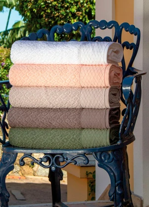 Rovi Home - Toalha Banhão Capri Bege - ROVI HOME