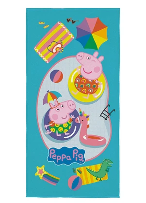 Lepper - Toalha Banho Aveludada Peppa Pig - LEPPER