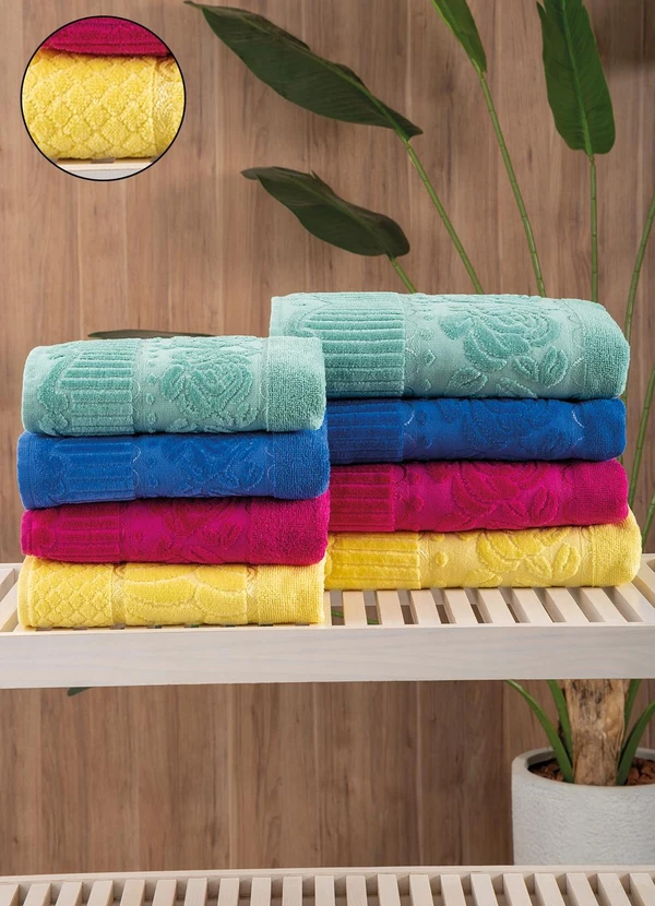 Lar e Lazer - Toalha de Banho Amarela 1 Peça