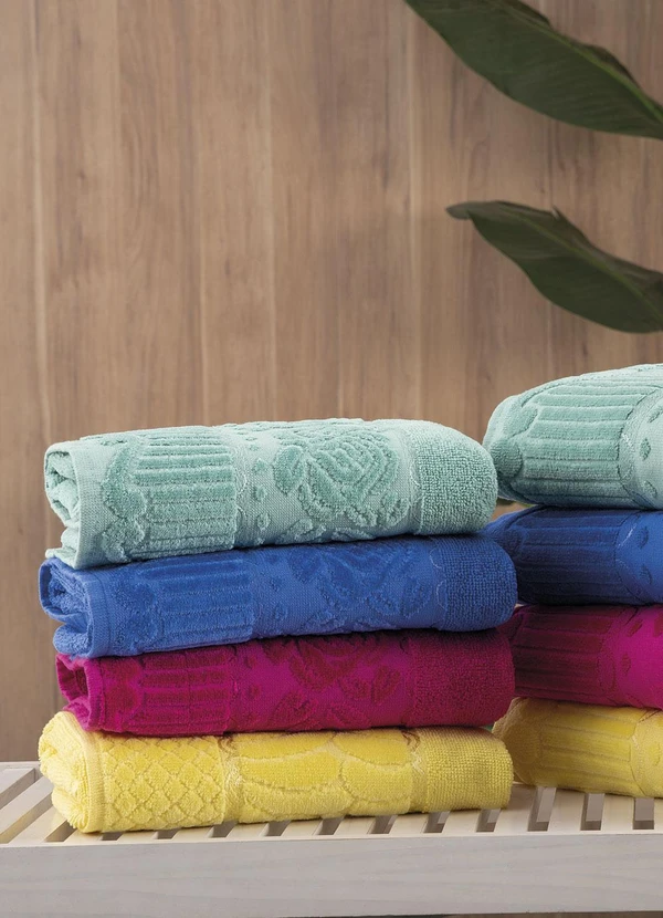 Lar e Lazer - Toalha de Banho Amarela 1 Peça 2