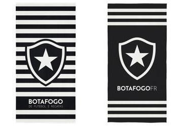 Toalha de Banho Aveludada Botafogo 1 Pe�a