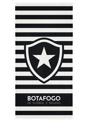 Lepper - Toalha de Banho Aveludada Botafogo 1 Peça - LEPPER