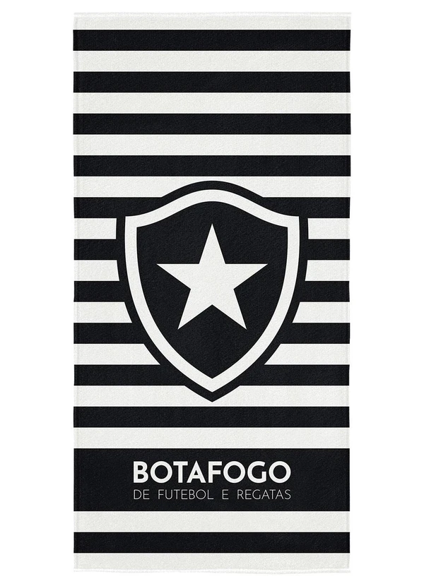 Lepper - Toalha de Banho Aveludada Botafogo 1 Peça