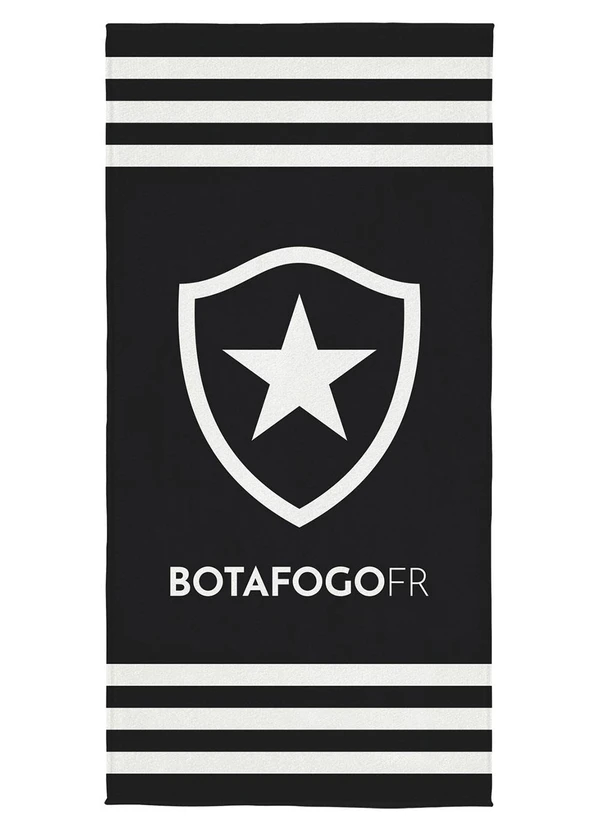 Lepper - Toalha de Banho Aveludada Botafogo 1 Peça 2