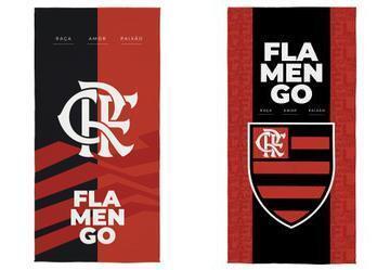 Toalha de Banho Aveludada Flamengo 1 Pe�a