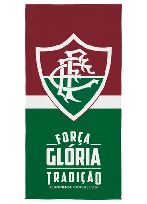 Lepper - Toalha de Banho Aveludada Fluminense 1 Peça - LEPPER