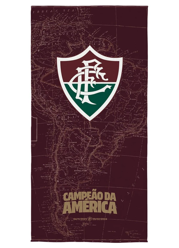 Lepper - Toalha de Banho Aveludada Fluminense 1 Peça 2