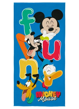 Lepper - Toalha de Banho Aveludada Mickey 1 Peça - LEPPER