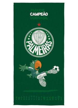 Toalha de Banho Aveludada (Palmeiras) 1 Pea