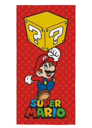 Lepper - Toalha de Banho Aveludada Super Mario 70x140 cm - LEPPER