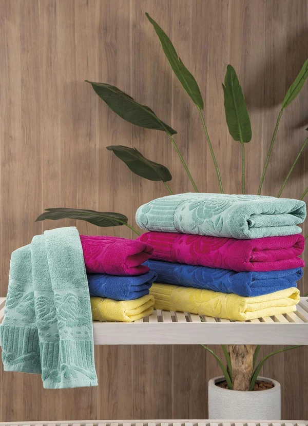 Lar e Lazer - Toalha de Banho Azul Escuro 1 Peça 2