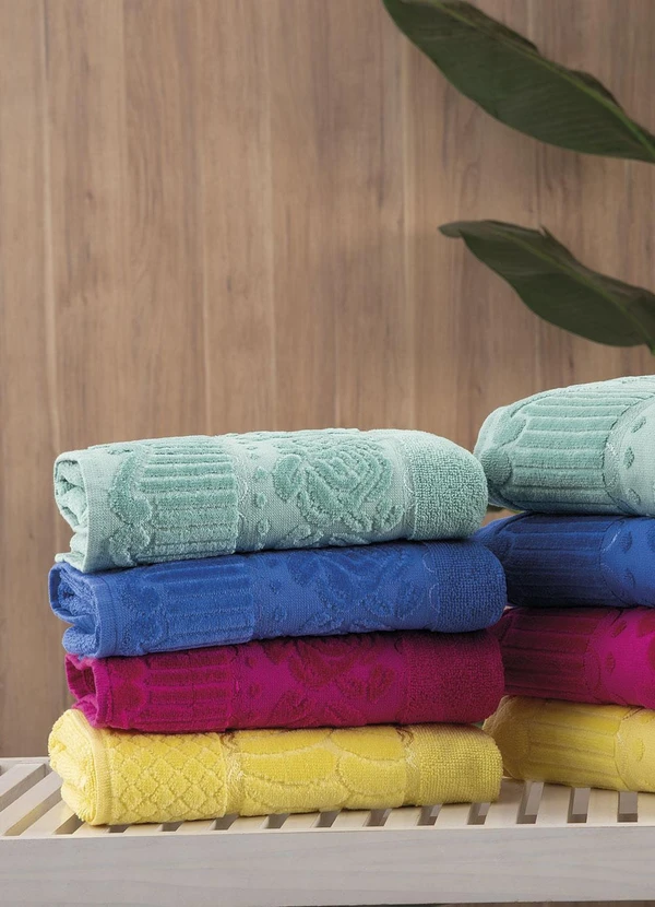 Lar e Lazer - Toalha de Banho Azul Escuro 1 Peça 3