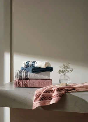 Karsten - Toalha de Banho Braga Azul Sereno - KARSTEN