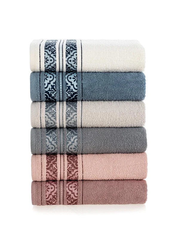 Karsten - Toalha de Banho Braga Ivory/Azul 4