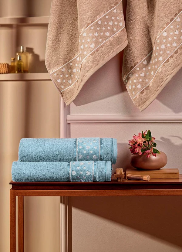 Rovi Home - Toalha de Banho Charme Bege