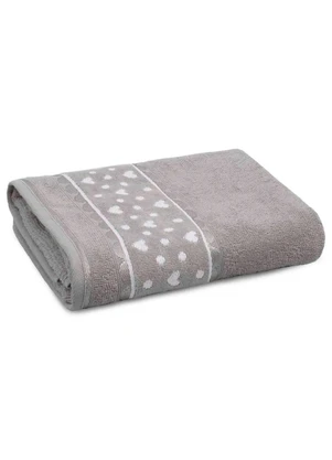 Rovi Home - Toalha de Banho Charme Cinza - ROVI HOME