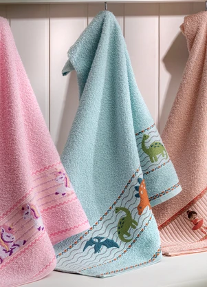 Lar e Lazer - Toalha de Banho Dino 1 Peça - LAR E LAZER