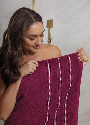 Lar e Lazer - Toalha de Banho Gigante Marsala - LAR E LAZER