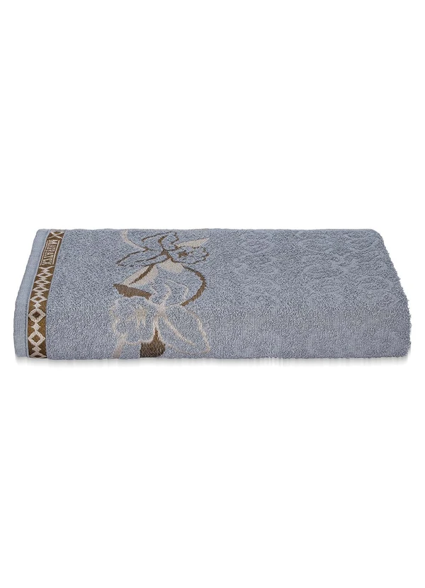 Lar e Lazer - Toalha de Banho Hortência Cinza