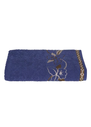 Lar e Lazer - Toalha de Banho Hortência Marinho - LAR E LAZER