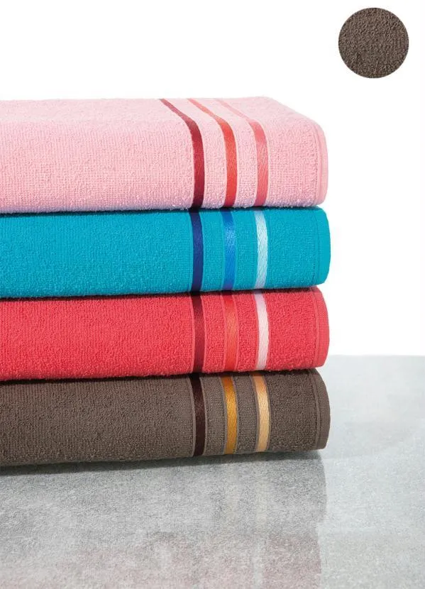 Lar e Lazer - Toalha de Banho Marrom 1 Peça