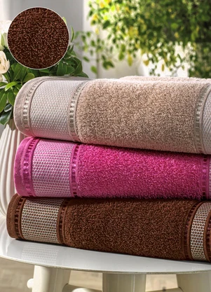 Lar e Lazer - Toalha de Banho Marrom 1 Peça - LAR E LAZER