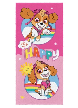 Lepper - Toalha de Banho Patrulha Canina Menina 1 Peça - LEPPER