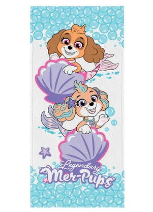 Lepper - Toalha de Banho Patrulha Canina Menina 1 Peça - LEPPER