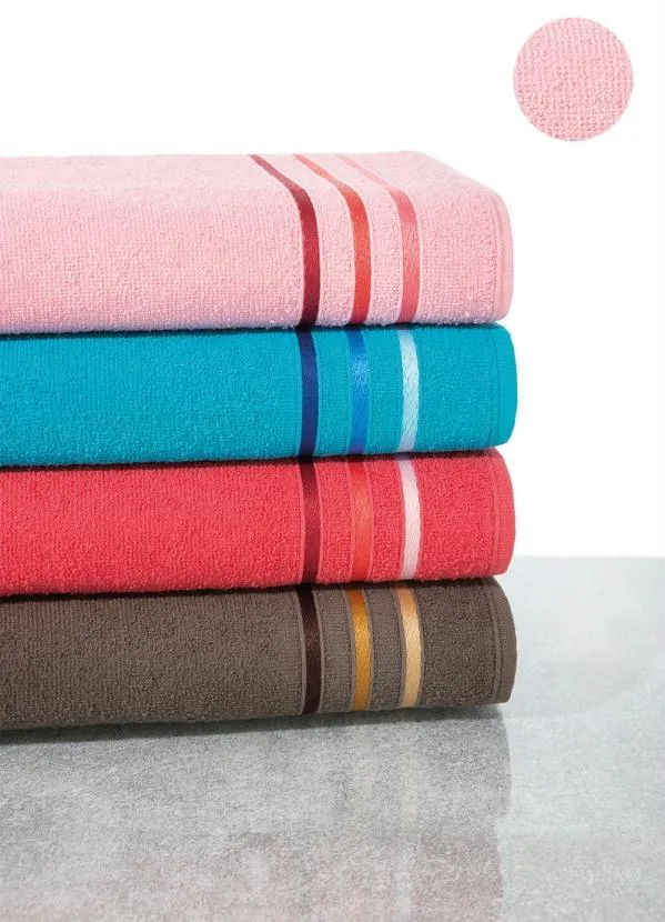 Lar e Lazer - Toalha de Banho Rosa 1 Peça