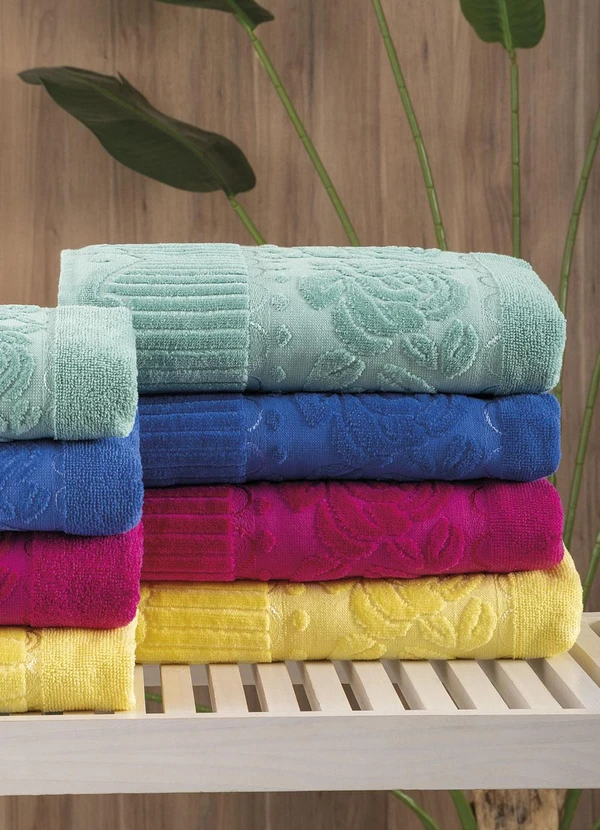 Lar e Lazer - Toalha de Banho Rosa 1 Peça 2